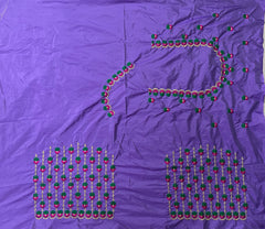 NR494PR -Purple Colour Computer Work Blouse