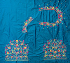 NR495RG- Rama Green Colour Computer Multi Work Blouse