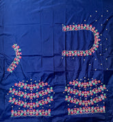 NR480NB -Navy Blue Colour Computer Multi Work Blouse