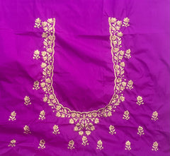 NR403MP -Magenta Pink Colour Computer Work Blouse