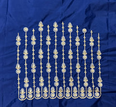 NR405NB -Navy Blue Colour Computer Work Blouse