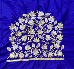 NR399IB - Ink Blue Colour Computer Work Blouse