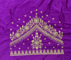 NR409MP -Magenta Pink Colour Computer Work Blouse