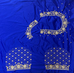 NR404IB -Ink Blue Colour Computer Work Blouse