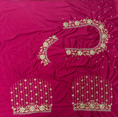 NR404TP -Tomato Pink Colour Computer Work Blouse