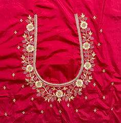 NR400TP -Tomato Pink Colour Computer Work Blouse