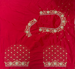 NR404R -Red Colour Computer Work Blouse