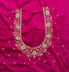 NR400P -Pink Colour Computer Work Blouse