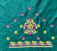 NR484BG -Bottle Green Colour Computer Multi Work Blouse