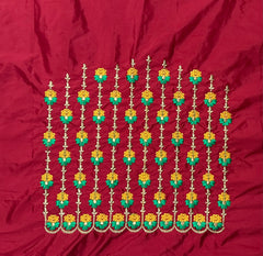 NR494R -Red Colour Computer Work Blouse