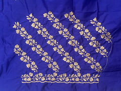 NR403IB -Ink Blue Colour Computer Work Blouse