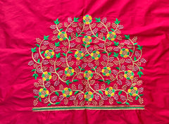 NR495TP- Tomato Pink Colour Computer Multi Work Blouse