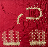 NR929M- Maroon Colour Computer Maggam Work Blouse