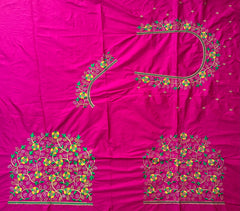 NR495P- Pink Colour Computer Multi Work Blouse