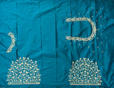 NR398RG - Rama Green Computer Work Blouse