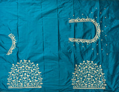 NR398RG - Rama Green Computer Work Blouse