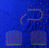 NR494IB -Ink Blue Colour Computer Work Blouse