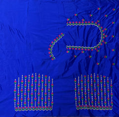 NR494IB -Ink Blue Colour Computer Work Blouse