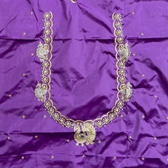 NR397PR - Purple Colour Computer Work Blouse