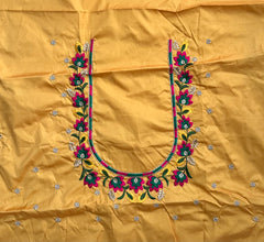 NR479Y - Yellow Colour Computer Multi Work Blouse