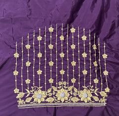 NR404WN -Wine Colour Computer Work Blouse