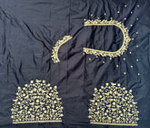 NR398BL - Black Colour Computer Work Blouse