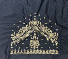 NR409BL -Black Colour Computer Work Blouse