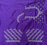 NR401V - Violet Colour Computer Work Blouse