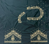 NR409BG -Bottle Green Colour Computer Work Blouse