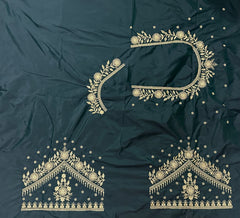 NR409BG -Bottle Green Colour Computer Work Blouse