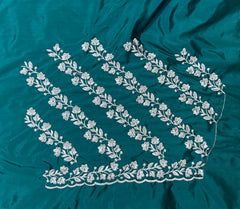 NR401RG -Rama Green Colour Computer Work Blouse