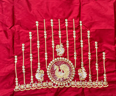 NR397M - Maroon Colour Computer Work Blouse