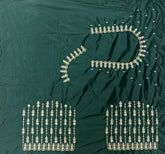 NR405BG -Bottle Green Colour Computer Work Blouse