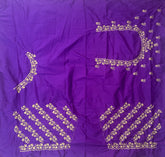 NR403VL -Violet Colour Computer Work Blouse