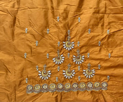 NR849MY- Mustard Yellow Colour Computer Maggam Work Blouse