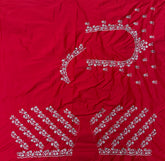 NR401R -Red Colour Computer Work Blouse