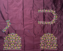 NR479CF - Coffee Colour Computer Multi Work Blouse