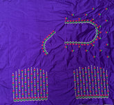 NR494VL -Violet Colour Computer Work Blouse