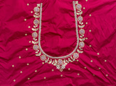 NR410TP -Tomato Pink Colour Computer Work Blouse