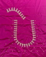 NR405TP -Tomato Pink Colour Computer Work Blouse