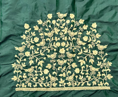 NR398BG - Bottle Green Computer Work Blouse