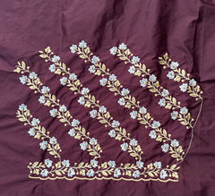 NR402CF -Coffee Colour Computer Work Blouse