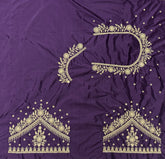 NR409WN -Wine Colour Computer Work Blouse