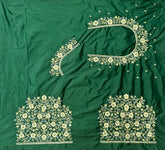 NR400BG -Bottle Green Colour Computer Work Blouse