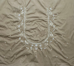 NR859GD -Gold Colour Computer Maggam Work Blouse