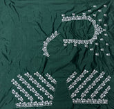 NR401BG -Bottle Green Colour Computer Work Blouse