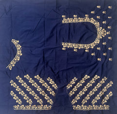 NR403NB -Navy Blue Colour Computer Work Blouse