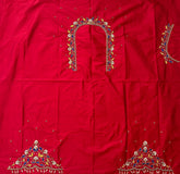 NR895R - Red Colour Maggam Work Blouse