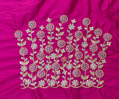 NR410P -Pink Colour Computer Work Blouse