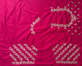 NR402TP -Tomato Pink Colour Computer Work Blouse